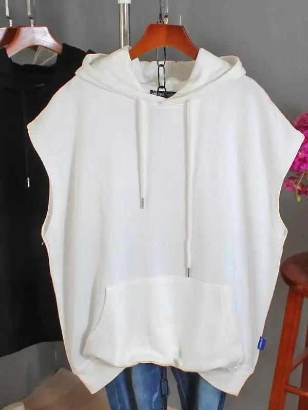 

plus Size Women's Casual Hoodie Jaet Svel Mid-Length Coat Simple Sle for All Seasons Comfortable Fit High Waist
