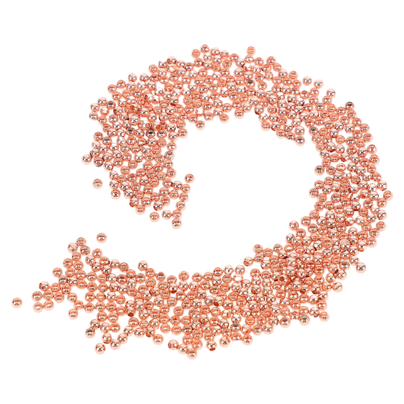 

600pcs Spacer Round Spacers For Bracelets Gold Plated Copper DIY Jewelry Making Supplies Craft Accessories Beading Materials