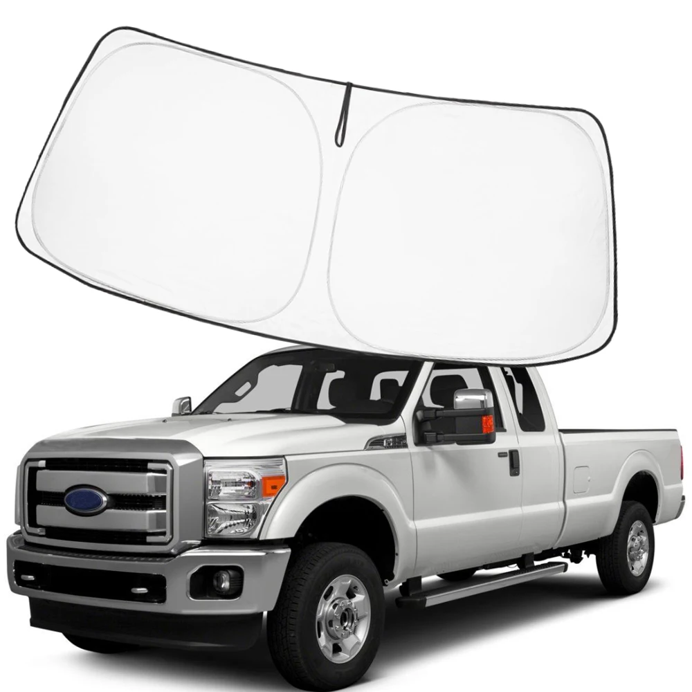 

Солнцезащитный козырек для лобового стекла на заказ для Ford F250, F350, F450, F550, сверхпрочный козырек 2/4 для двери 08-16, солнцезащитный козырек