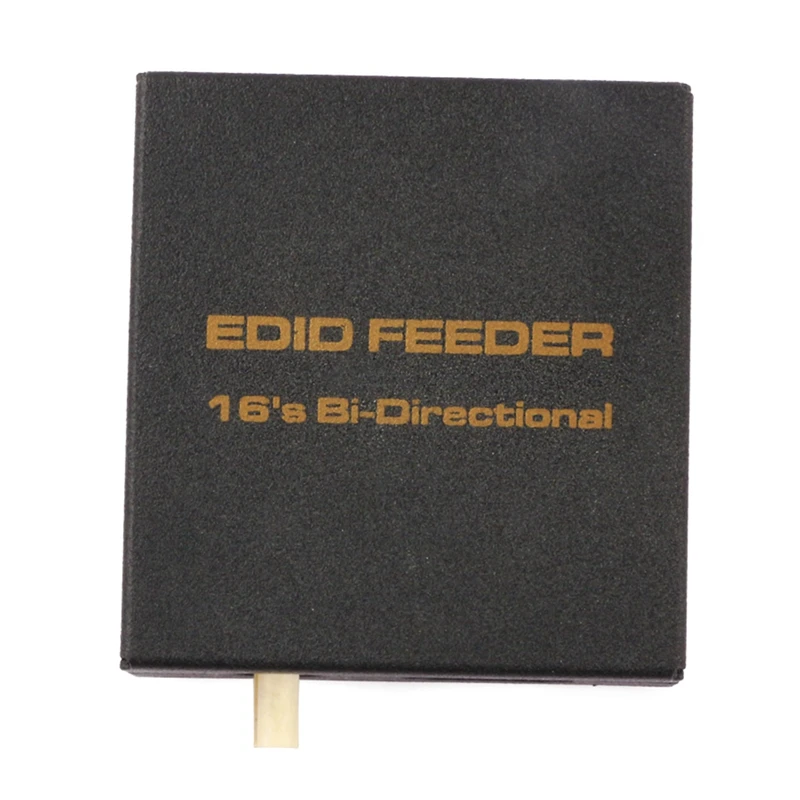 4K -Compatible EDID Manager Audio Video Feeder, Bi-Directional 4K 1080P HD 3D CEC Pass Through