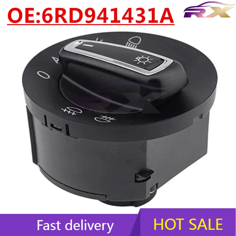 

OEM:6RD941431A Suitable For Volkswagen Auto Parts Headlight Control Switch