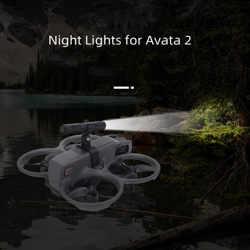 

For DJI avata 2 searchlight night flight warning night light fixed mounting bracket