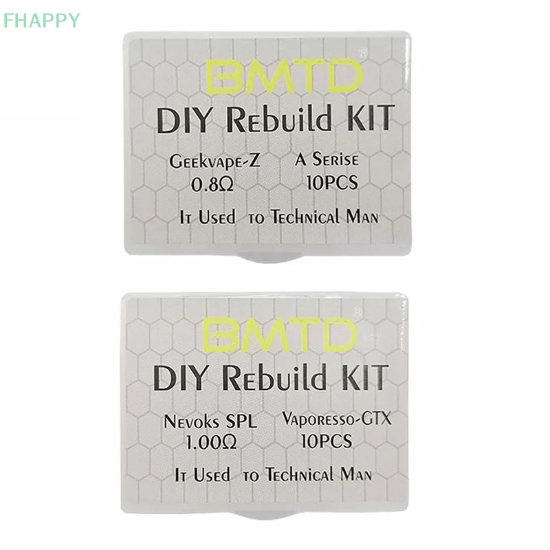 Kit ricostruito fai-da-te bobina di ricambio da 0,8 piedi 1,0 piedi per bobina a rete GEEKvape-Z/vaperesso-gtx