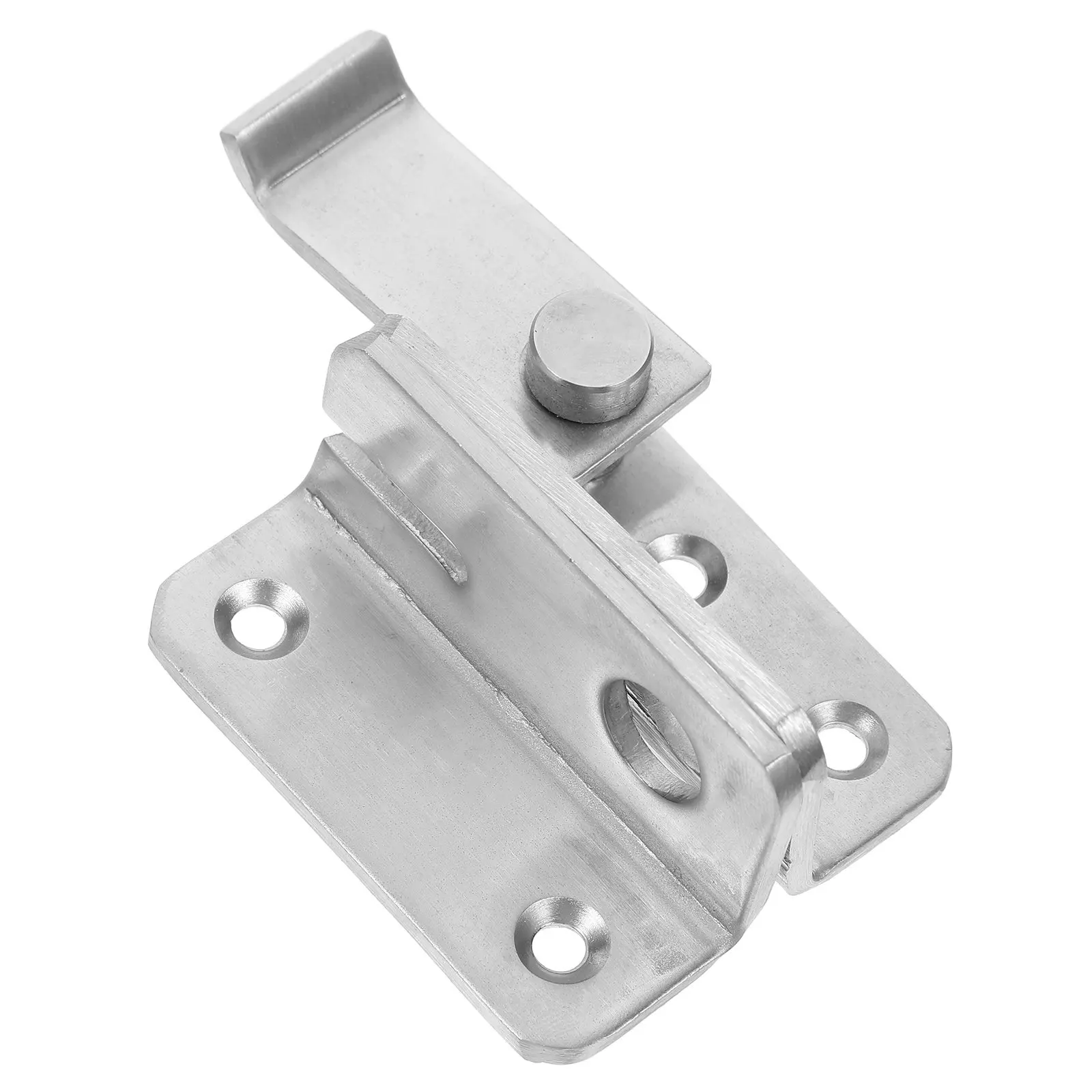 

Thickened Stainless Steel Door Latch Lock Heavy Duty Flip Gate Latch Kit for Wood Doors Cabinets Security Bolt Indoor Outdoor