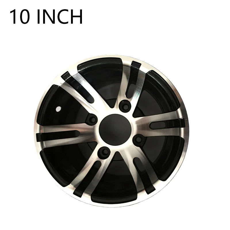 10 inch ATV Quad Wheel Rim GO kart Racing Golf Buggy Drift Trike Off-Road 4 wheel F 21/23X7-10 Aluminum Front  rear  hub