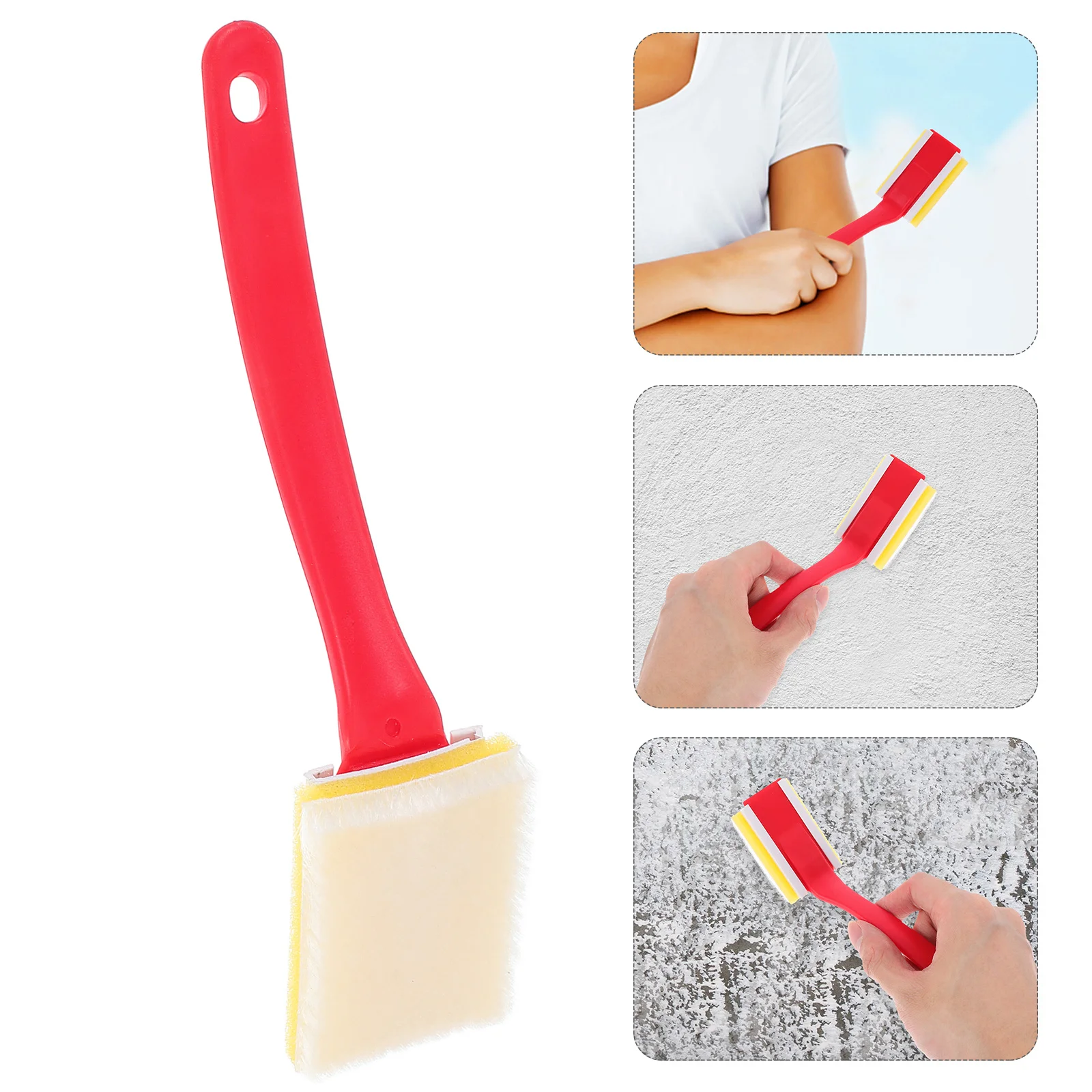 

3Pcs Paint Edger Tool for Walls - Precision Corner Paint Brush with Plastic Handle - Smooth Edge Trimming Painting House