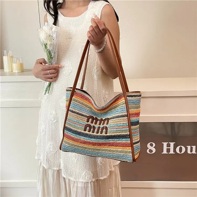 Elegant Vintage Leather Diaper Bag For Women Designer Large Capacity Tote Luxury Minimalist Classic Stylish Fashionable Bag - view 3