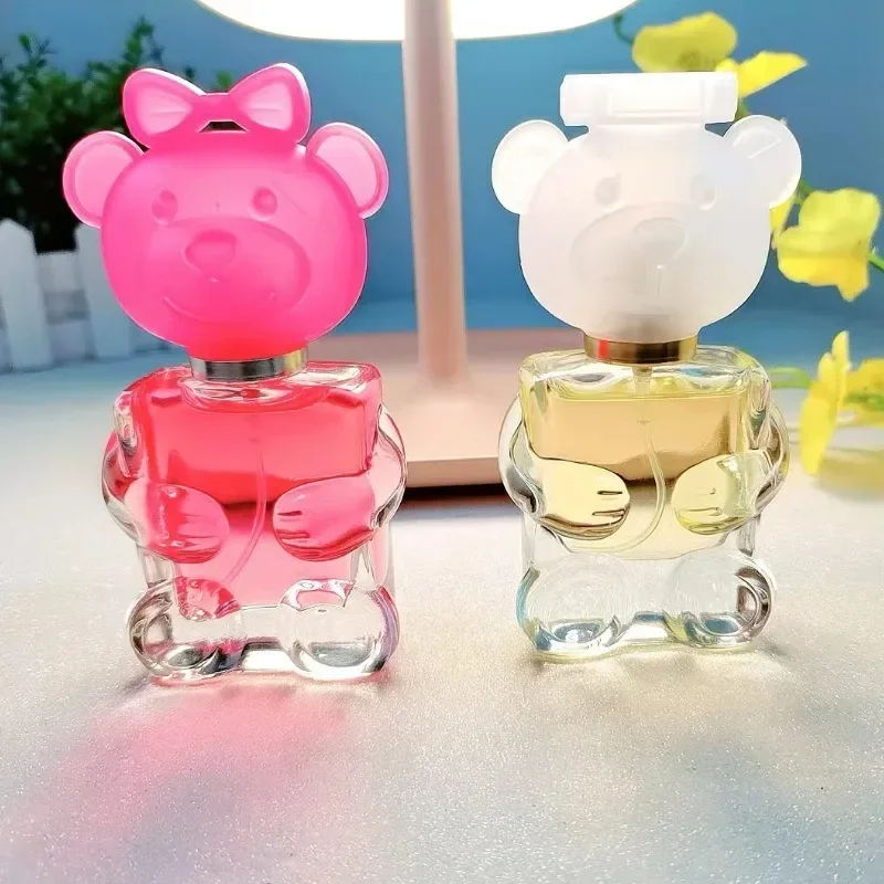 30ml Bear Perfume Dispenser Pressed Spray Bottle Perfume Sample Makeup Travel Dispenser Glass Bottle Travel Essentials