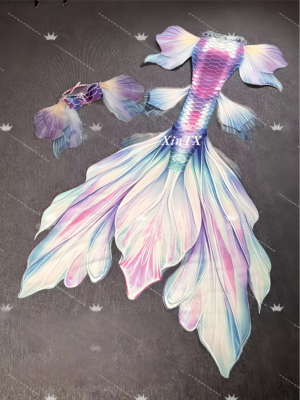 High-quality mermaid tail swimsuit custom sizes aquarium performance original design fish skin cosplay view 5