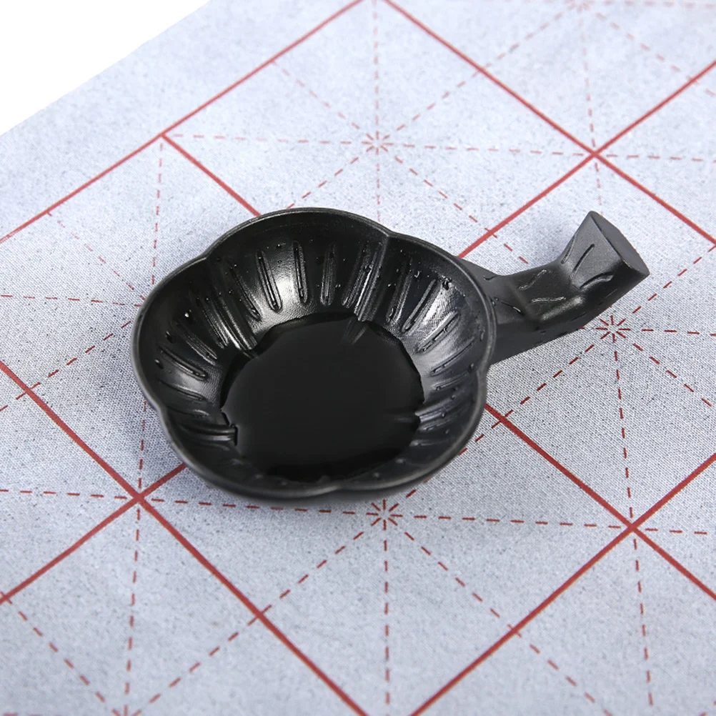 15Pcs Ink Dish Plastic Ink Plate Brush Pen Holder for Calligraphy Painting Color Mixing Dish Color Mixing Tray