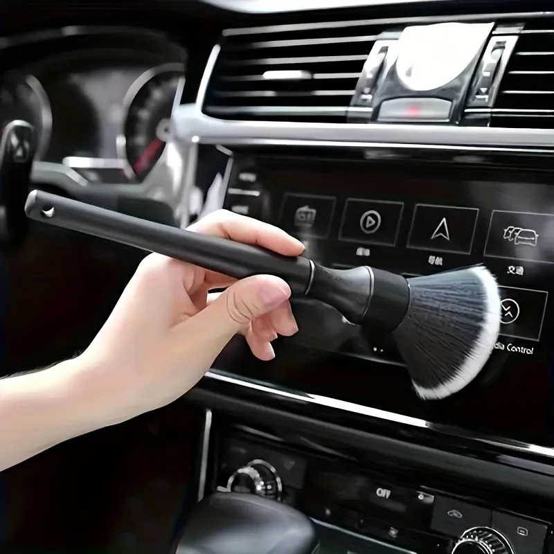 Car Interior Detail Brush, Soft Bristle Cleaning Brush, Dust Removal Brush, Car Interior Cleaning Tool