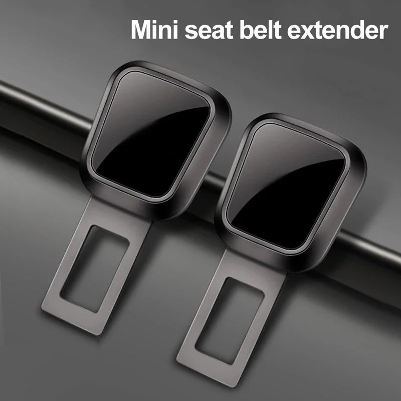 1/2 قطعة من مشبك الكتف الممتد لحزام أمان السيارة مناسب لسيارة تسلا وبورشه ومرسيدس بنز وغيرها من المركبات، باللون الرمادي المعدني. #3