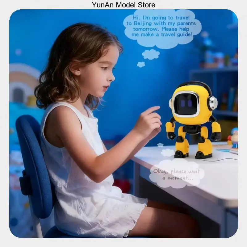 Hot Cute Learning Companion Voice Controlled Robot Ai Interactive Robot Built-In Storytelling & Universal Knowledge Q&A - view 6