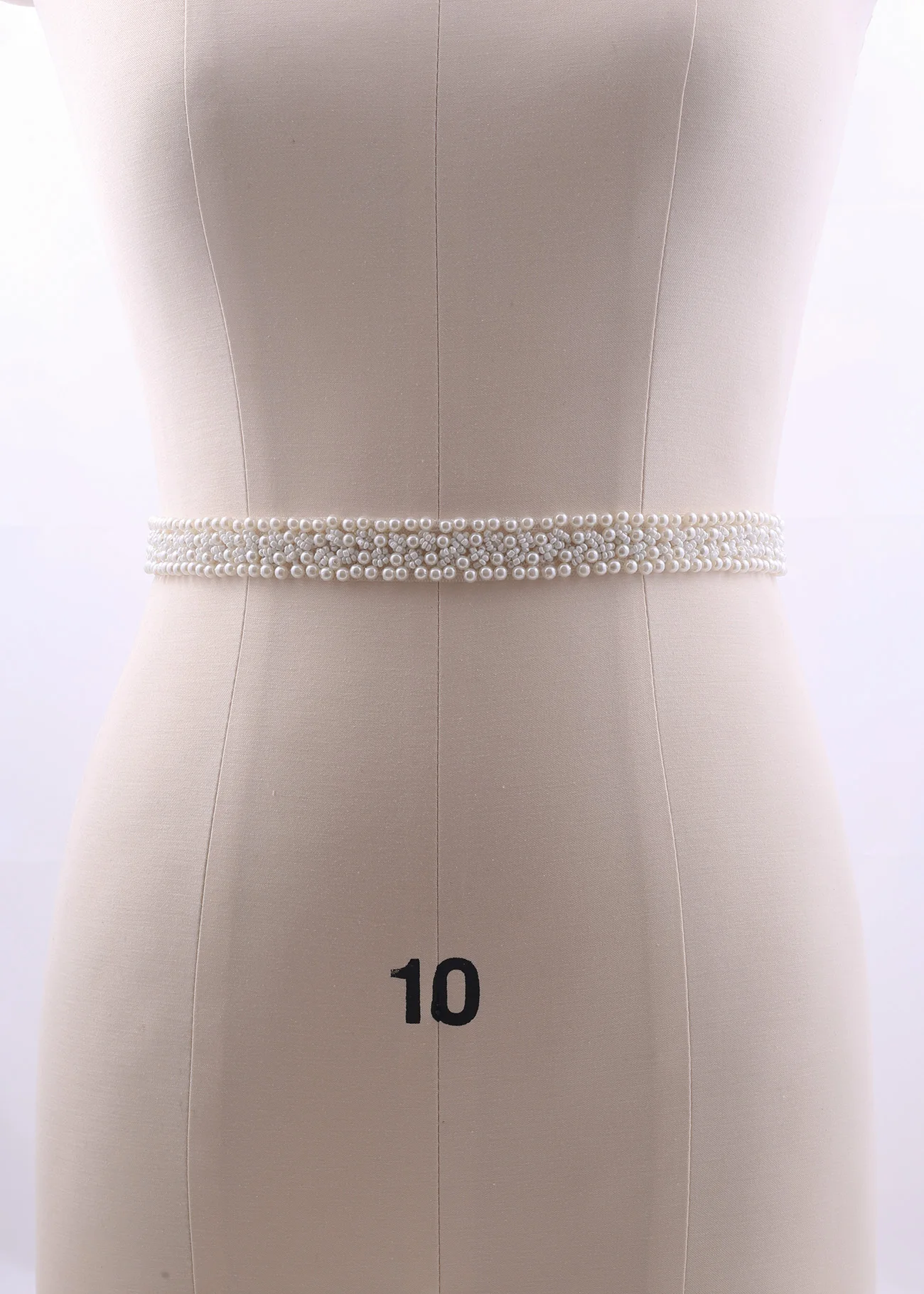 NZUK Handmade Beaded Wedding Belts Elegant Ivory Pearls Bridal Belt  for Evening party Dress Wedding Accessories