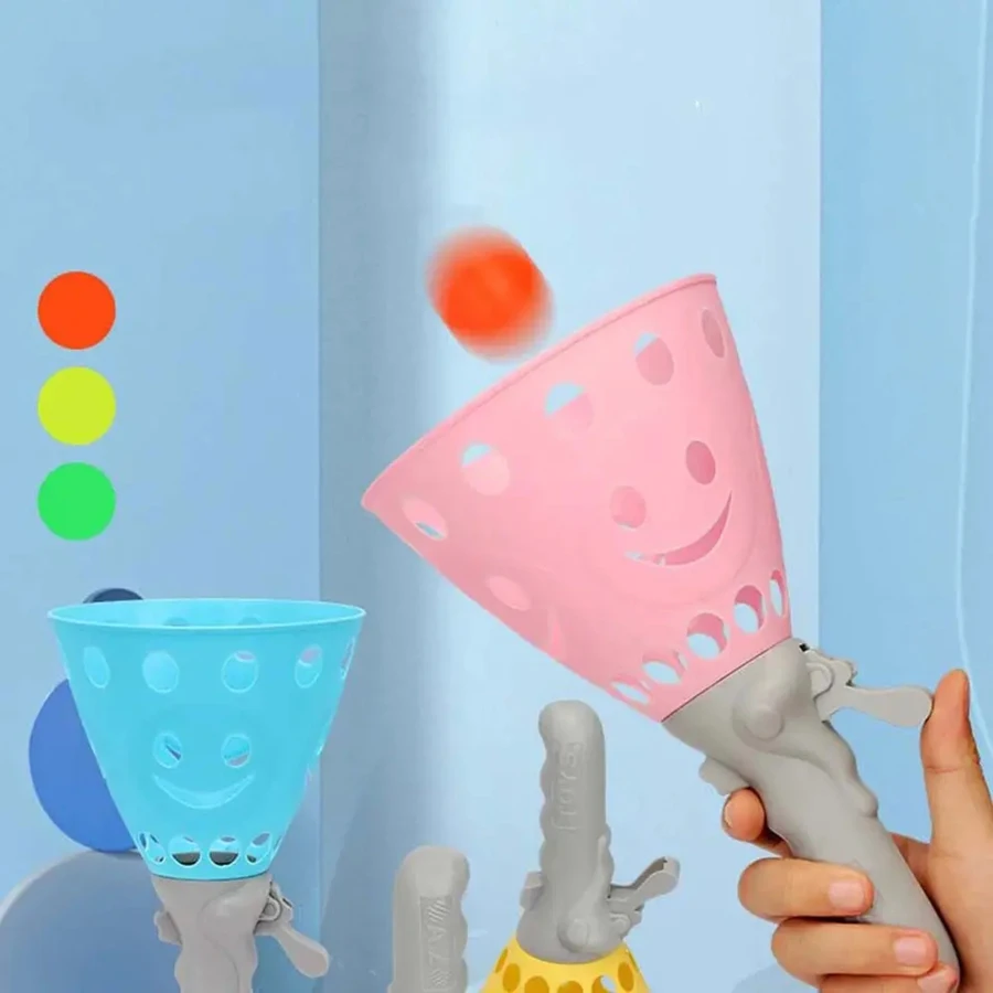 2 pezzi all'aperto catapulta palla sport per bambini giocattoli divertenti genitore-figlio doppio divertimento culo che rimbalza palla grande catapulta gioco all'aperto