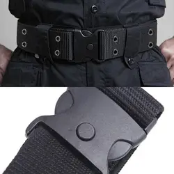 Nylon Weave Belt With Plastic Plugging Tactical Waist For Training High Adjustable Strap Quality Outdoor