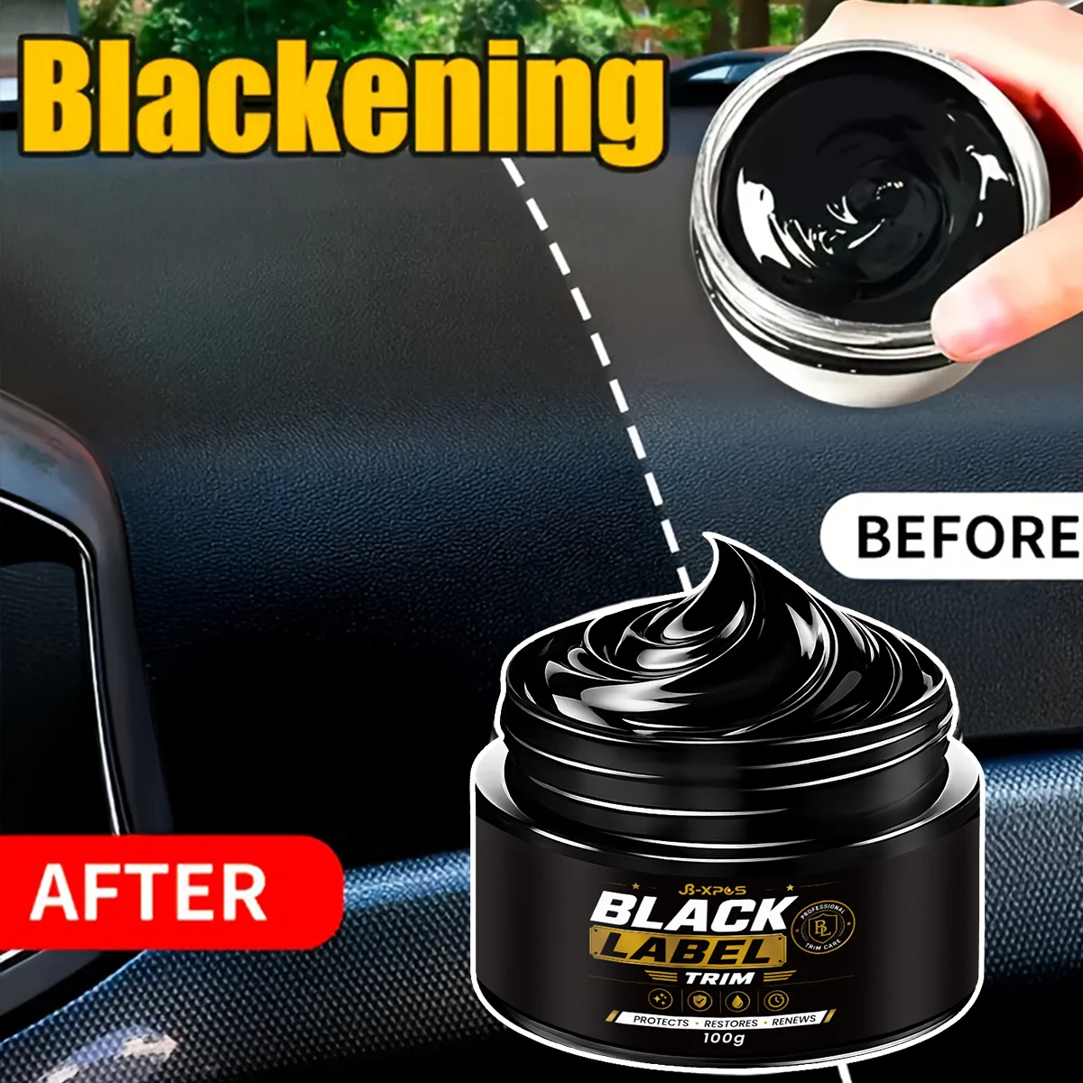 Car Plastic Restorer Paste More Gloss Car Cleaning Products Plastic Restore Auto Polish Repair Coating Renovator YT2041