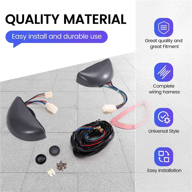

3X 12V Car Universal Power Window Switch Kit Power Window Glass Lifter Switch