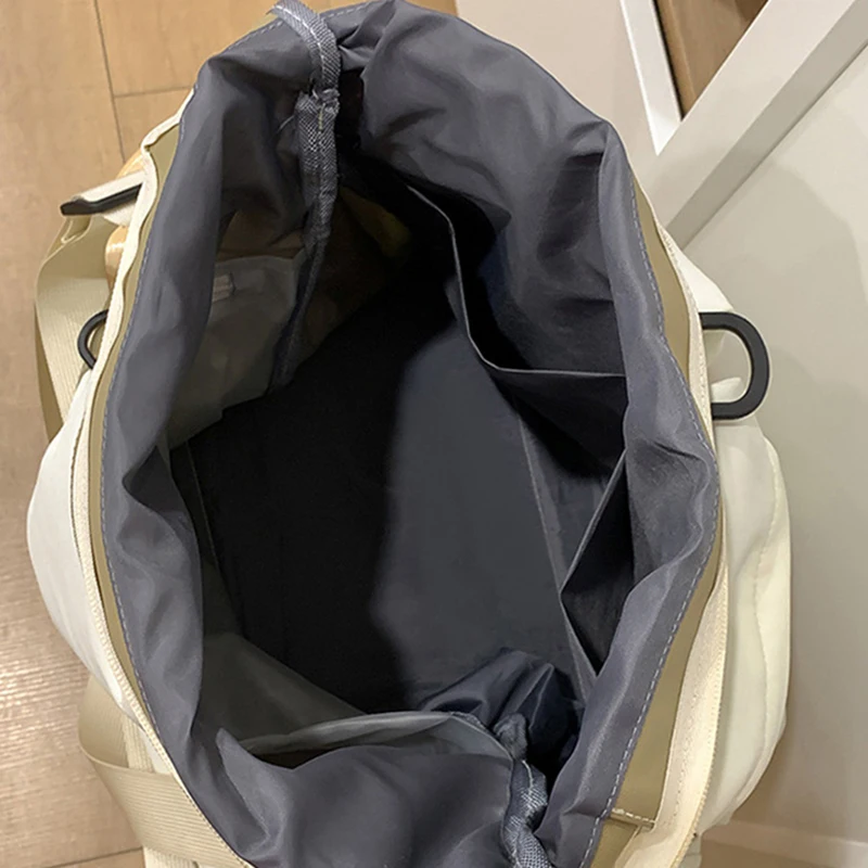 Borsone da viaggio da donna Borsa a tracolla Scomparto per scarpe Sport all'aria aperta Allenamento in palestra Zaino da escursionismo Borsa da weekend per bagagli grandi e bagnati asciutti