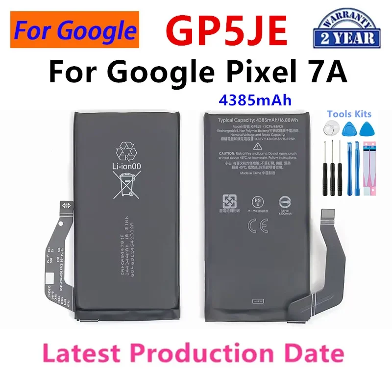 GUKD8 GS35E GP5JE GMF5Z GZE8U For Google Pixel 7A/Pixel 7/ Pixel 7 Pro /Pixel 8/Pixel 8 Pro Phone Batteries image 4