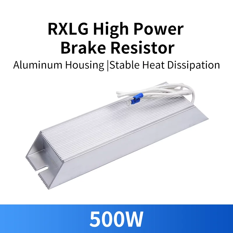 

1 шт. тормозной резистор RXLG в алюминиевом корпусе 500 Вт 10RJ 20RJ 30RJ 40RJ 50RJ 75RJ 100RJ 150RJ 300RJ Ом