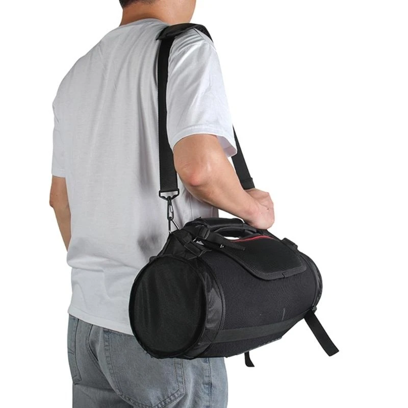 K0EA Storage Bag for Boombox 3 Speaker Portable Nylon Travel Carrying Case，Protective Bag Case Holder with Shoulder Strap