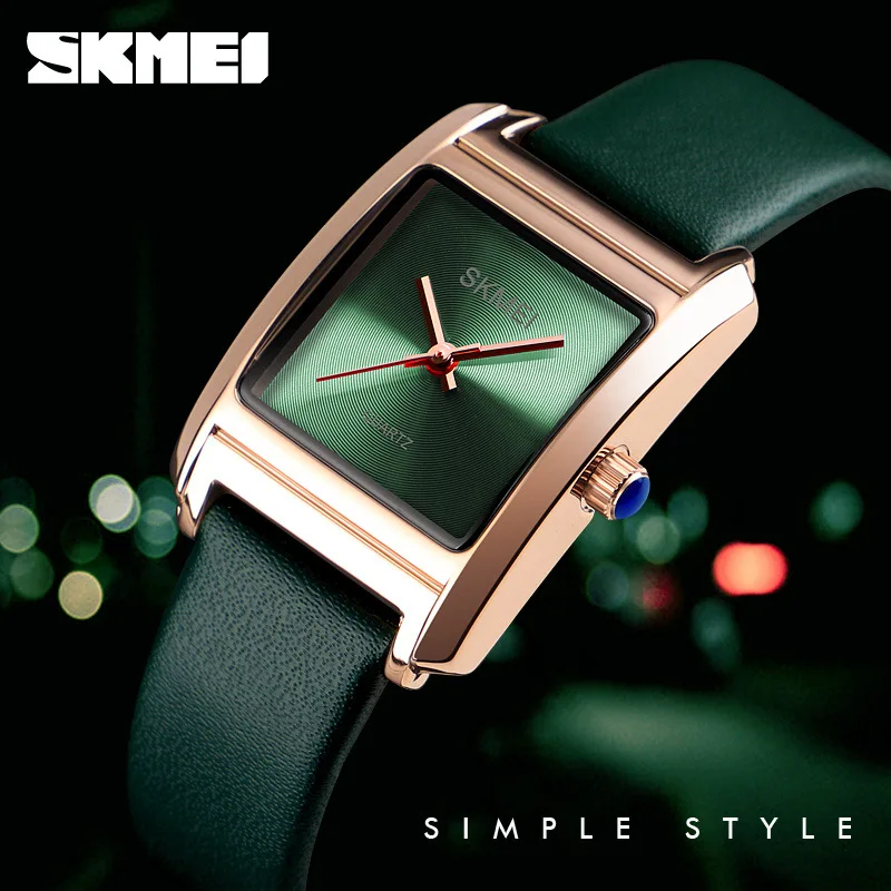 Skmei Korean Style Fashionable Women's Watch Trendy Stylish Matte with Simple Female Student Fashion Quartz Watch