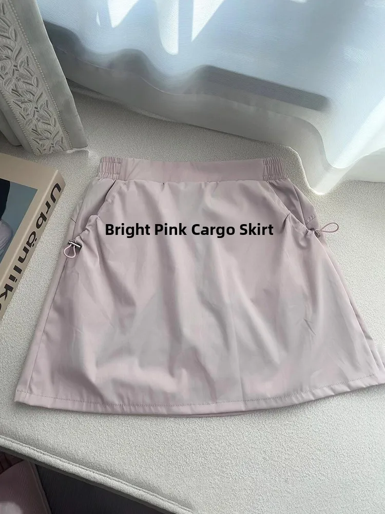 

Женская летняя юбка Heavy Du Design больших размеров, новая, с высокой талией, утягивающая, повседневная, спортивная, универсальная, А-силуэт