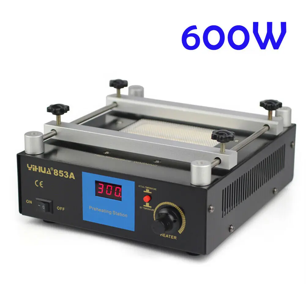 110V BGA Preheater Station Soldering Preheating Hot Plate Rework Station 600w For BGA SMT Motherboard Rework Repair