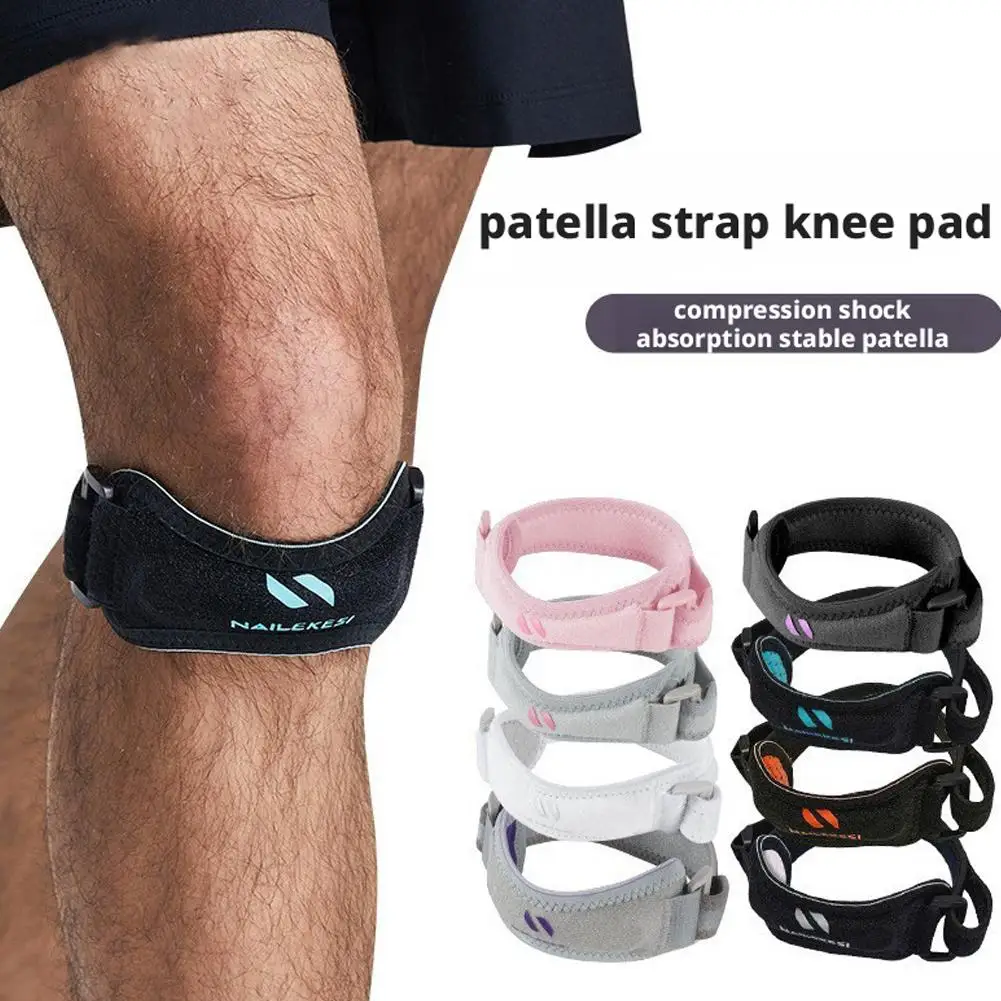 

1 Pcs Patella Knee Brace - Knee Support, Running, Hiking, Jumpers Knee, Tendonitis, Adjustable Strap Patellar Tendon Stabilizer