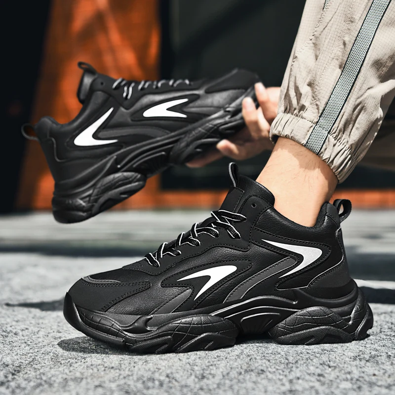 남성 신발 2025년 신상 봄가을 운동화, 내구성과 경량성을 겸비한 러닝화, 청소년 및 중학생을 위한 통기성 좋은 신발