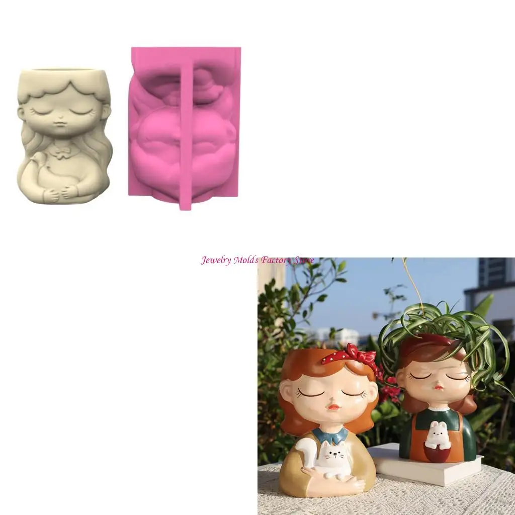 

Многоцелевое силиконовое садоводство декоративное цветочное горшок DIY Art Projects E0BF