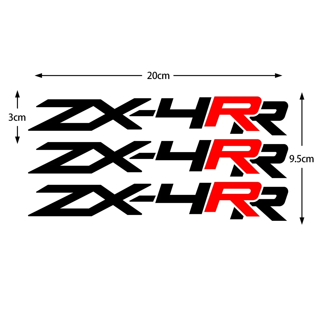 R@プロフ必読 For ZX3R ZX-4R ZX-6R ZX-10R ZX-25R Stickers Fuel Tank Sticker