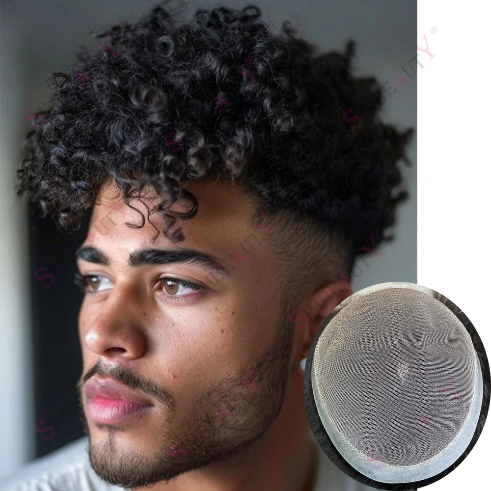 

10 мм 8 мм афро странный вьющийся парик прочный австралийский невидимый кожу из искусственной кожи основа и кружевной парик 15 мм 12 мм мужская система протезов волос