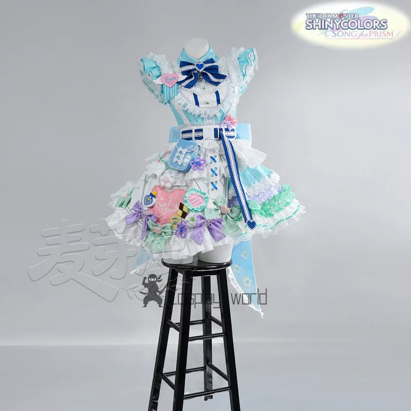 The Idolm@Ster Shiny Colors Game Aoi Kurosawa Cosplay Costume Idol Sweet Dress …