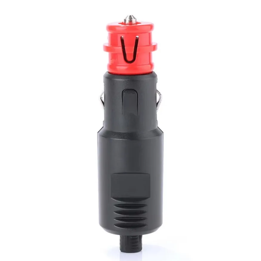 Universal 12V-24V 8A Car Cigarette Lighter Plug Socket Power Plug Connection Cigaret Adaptor Male Plug Car Accessories 1x