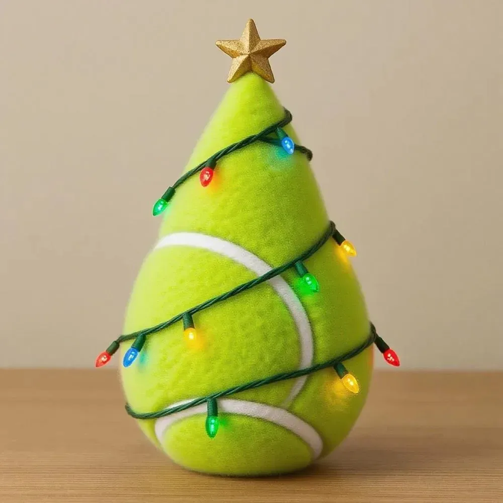 Decoración del árbol de Navidad de fútbol