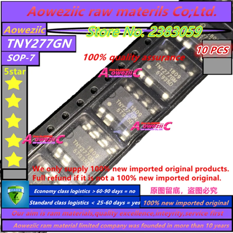 

Aoweziic 2021+ 100% new imported original TNY274GN TNY275GN TNY276GN TNY277GN TNY278GN TNY279GN TNY280GN SOP-7 power chip