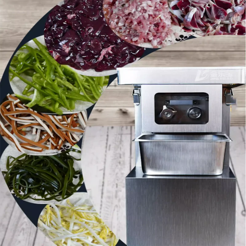 

Meat Product Making Machines Meat Cutting Machine Cafeteria and Restaurant Meat Slicing and Shredding Machine