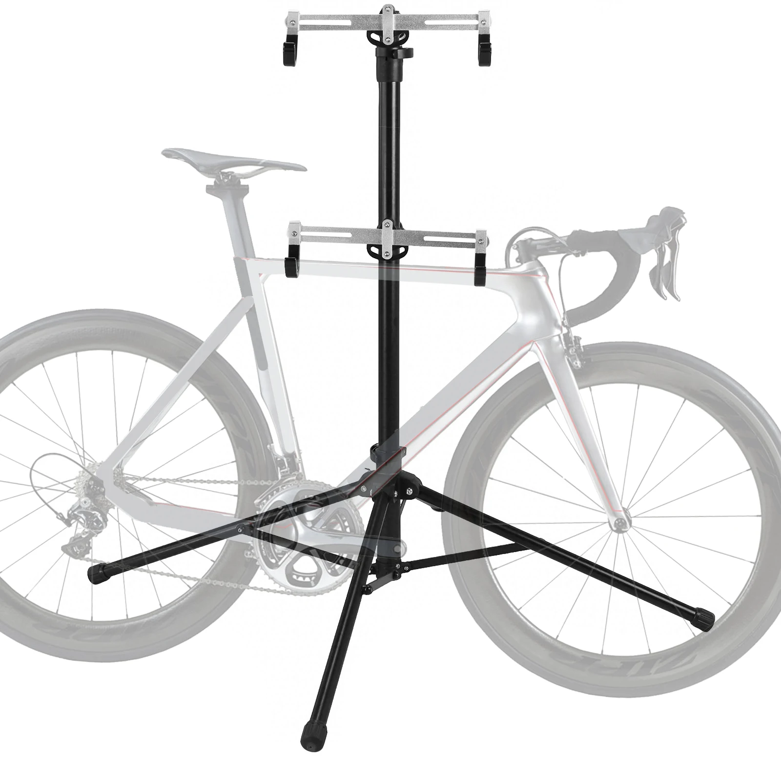 

Напольная подставка для велосипеда с гравитационным креплением, экономит место, регулируемая, вертикальная, не требует сверления, подходит для горных, шоссейных и электровелосипедов