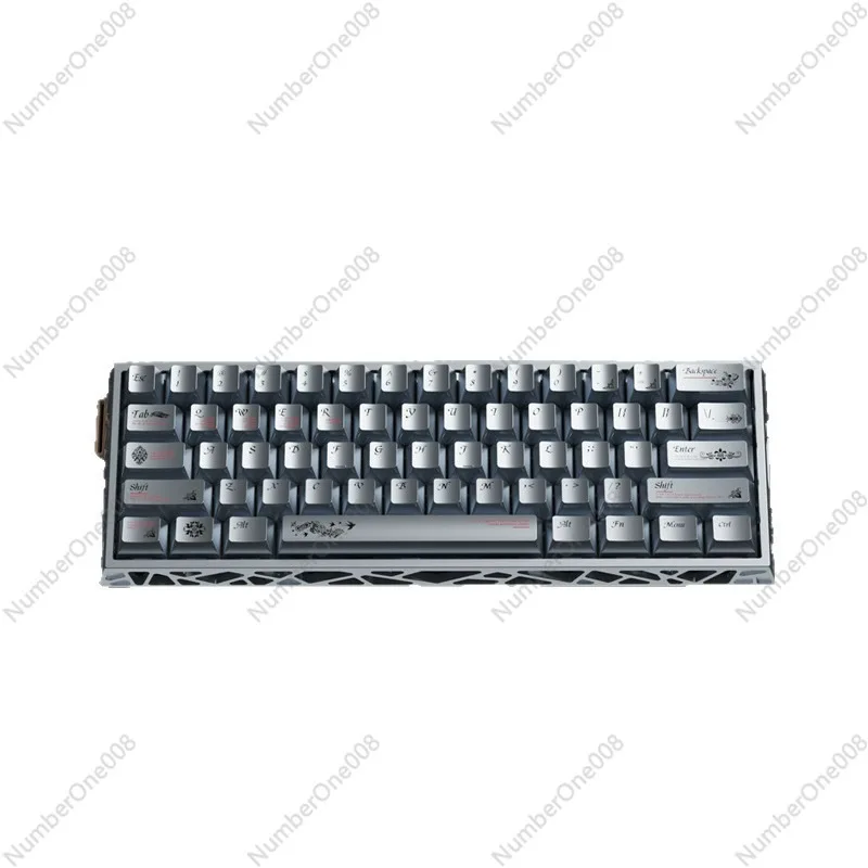 

Металлические текстурированные колпачки для клавиш Time Key, PBT матовые, 5-сторонняя сублимационная печать, профиль Cherry, подходят для клавиатур с магнитными переключателями