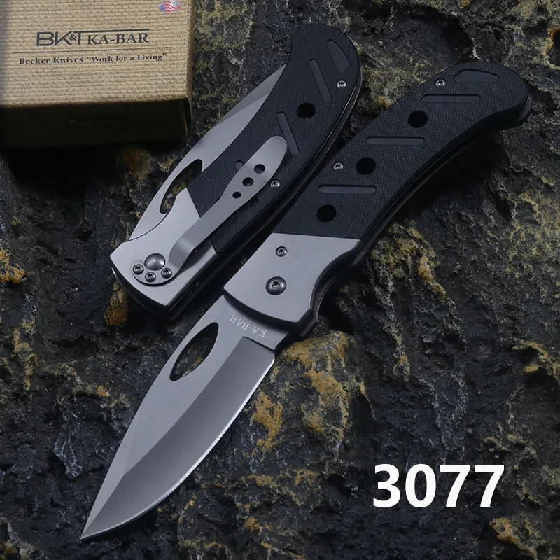 KA-BAR Gila Fold 3077 es un cuchillo resistente y práctico que es perfecto para uso diario. Adjuntar a tu bolsillo con bolsillo cli