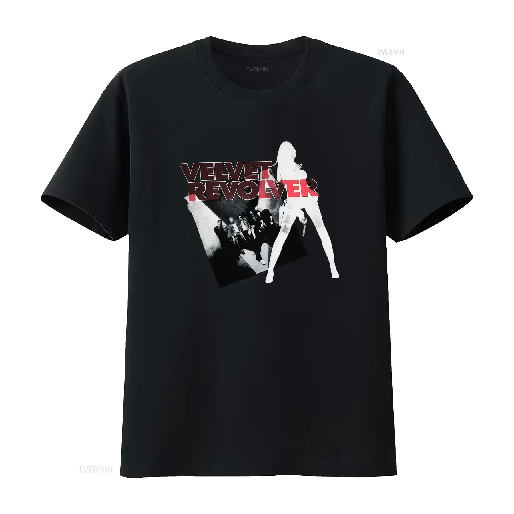 Velvet Revolver Contraband Tour American Cotton T Shirt S 5XL Band Print Rock Style vintage Washed Unisex Stylish Casual