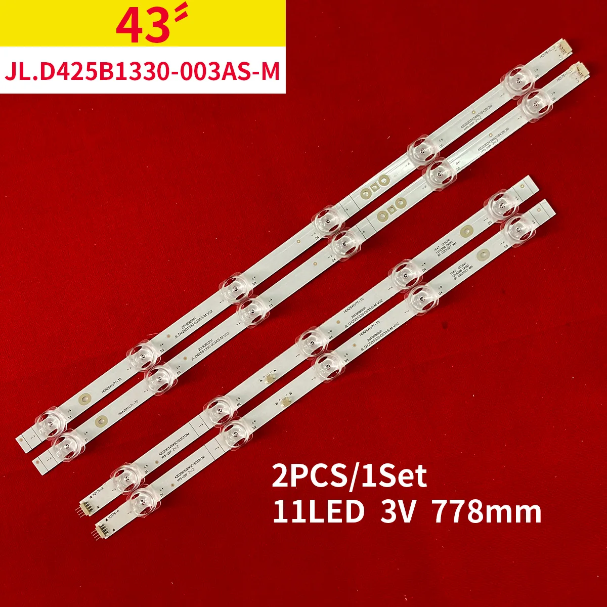 778 мм Φ для 43 дюймов HZ43E3D Светодиодная лента-подсветка 43A7100FTUK 43AE7000FTUK H43A7300