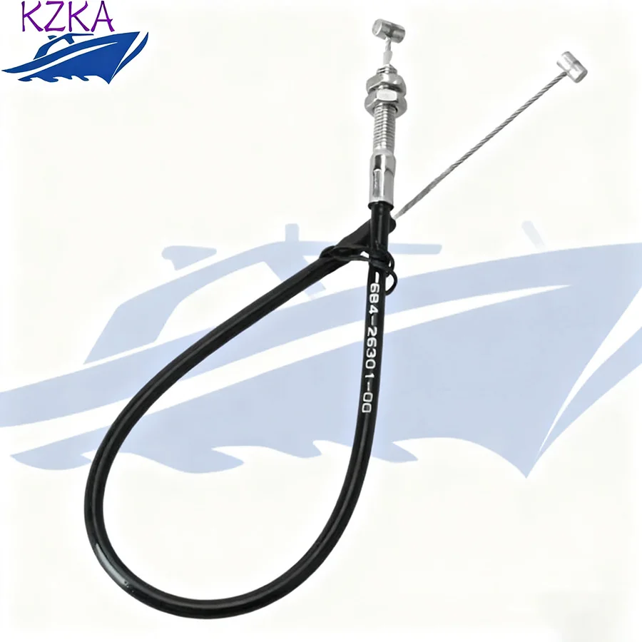 

Трос дроссельной заслонки лодочного двигателя 6B4-26301-00 для двигателя Yamaha,Parsun,Makara 15HP 6B3 6B4 Заменяет детали 6B426301 6B4-26301