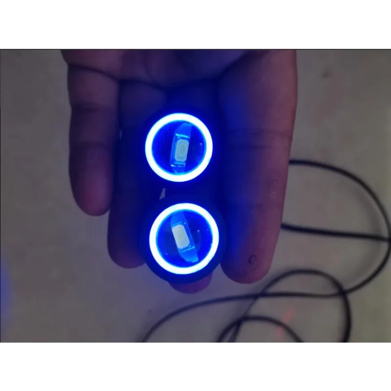 

Angel Eyes LED Light, 8 Colors Switch For YK4082V3/4102 SCX6/SCX10 RLAARLO MK07 CROSSRC EMO X4/X2, 7mm Thick, 22/25mm Optional