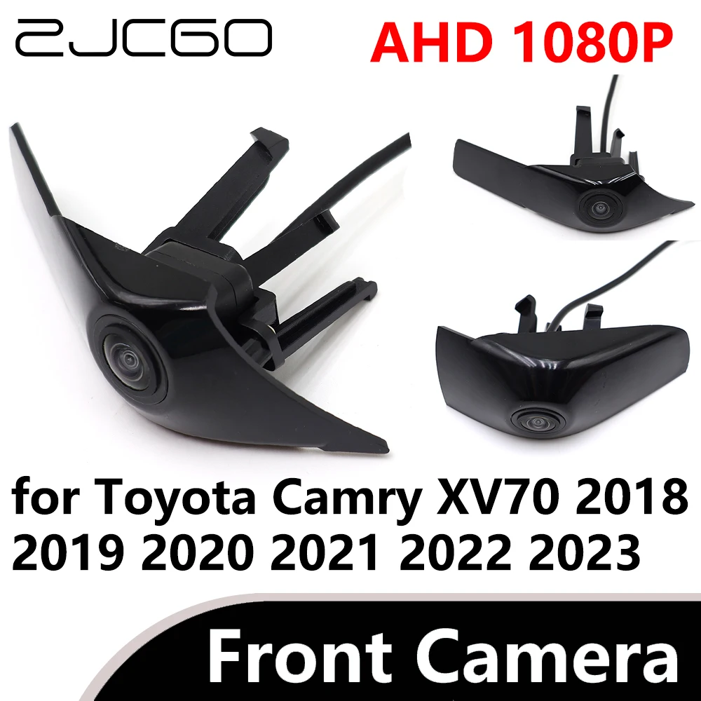 

ZJCGO AHD 1080P CVBS 480P 170° Car Parking LOGO Front View Camera waterproof for Toyota Camry XV70 2018 2019 2020 2021 2022 2023