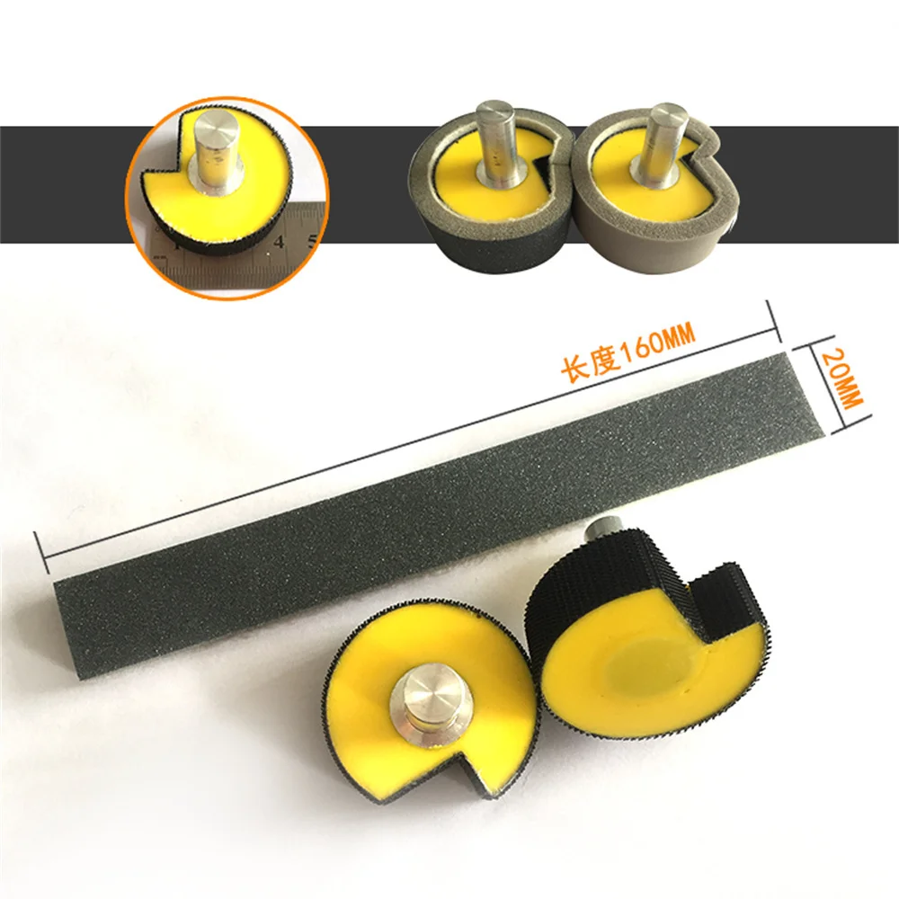 20x160mm Flocking Wet And Dry Sponge Sandpaper Abrasives Hook & Loop 300-3000 Grit Computer Glasses Mirror Polishing & Grinding