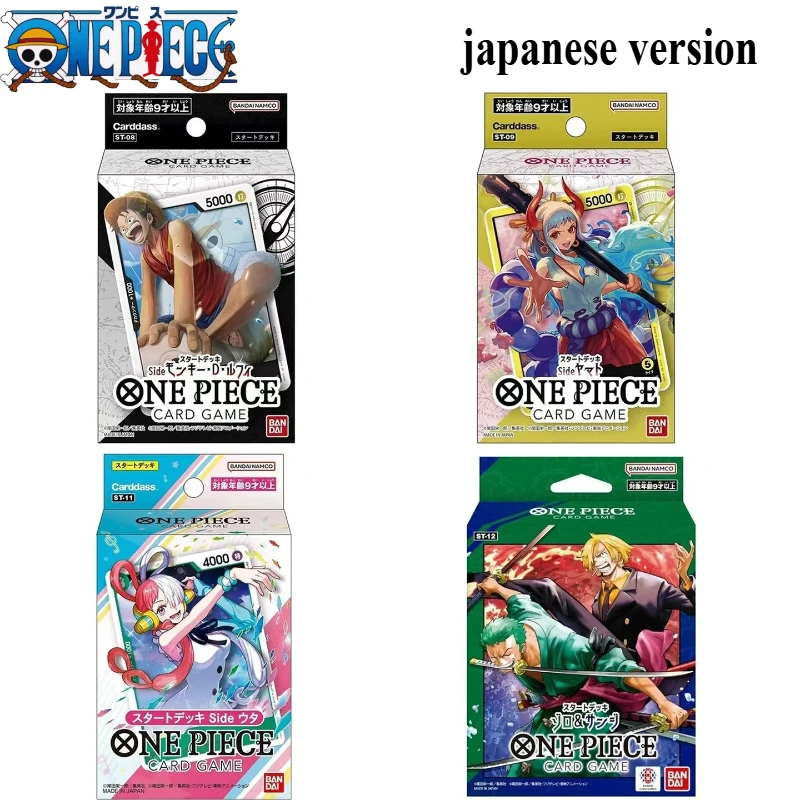 

Горячая официальная цельная карточная игра OPCG Starter Deck ST08 ST09 ST11 ST12 Японская версия Luffy Uta Zoro Sanji Bandai Sealed TCG