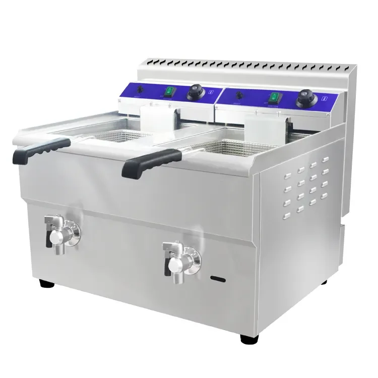 

Hot Sell Commercial Electric tank Fryer Fried Chicken Chips Electric Deep Fryers Machine